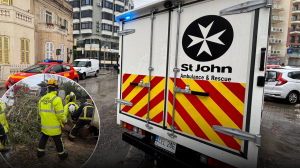 St John volunteers help CPD during Storm Harry 'national emergency'