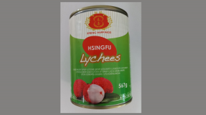 Do not eat this canned lychees product