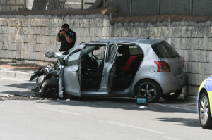 Woman and two children hospitalised after Naxxar car accident