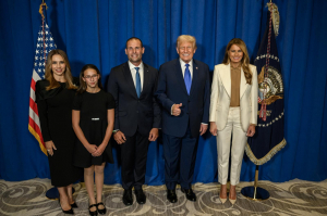 Abelas pictured with the Trumps on margins of UN General Assembly