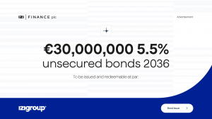 IZI Finance plc announces second bond issue and listing on the Malta stock exchange