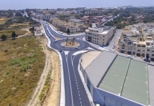 [WATCH] Luqa road roundabout works complete