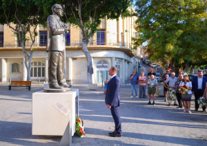 Labour salutes Dom Mintoff on his 110th birth anniversary