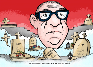 The writing is on the wall