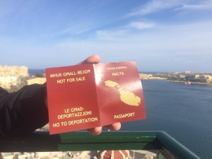 Activists protest deportations, hand out mock Maltese passports to EU leaders
