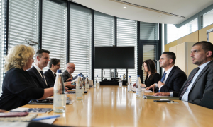 Deputy Prime Minister Borg meets with the European Court of Human Rights President