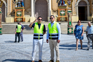 New public square opens in Msida ahead of parish feast