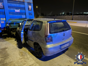 Man suffers serious injuries after crash into parked car