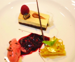 Chocolate exotic fruit combo