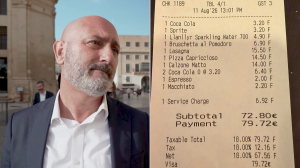 Former Labour minister Roderick Galdes warns of 'coperto' charges on restaurant bills