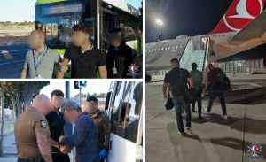 Three people deported after serving prison terms for aggressive begging and vagrancy