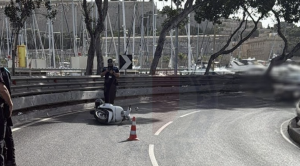Motorcyclist grievously injured in Pietà traffic accident