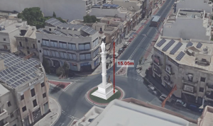 Imposing monument for the Virgin Mary proposed on Fgura roundabout
