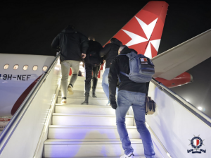 Two more men deported from Malta in latest forced return operation