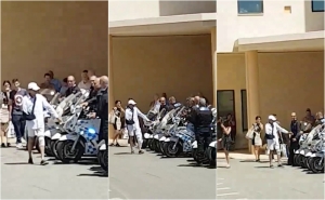 [WATCH] Constable Simon Schembri applauded as he's discharged from hospital