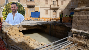 ‘I warned them two months ago’: Tarxien shop owner speaks out after road collapse
