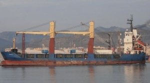 Turkish cargo ship bombed near Tobruk port