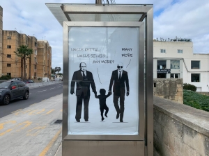 Updated | ‘Uncle Silvio’ guerrilla ads reported to police for vandalism
