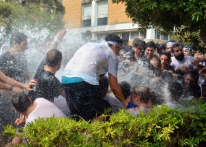[WATCH] University students kick-start academic year with annual water fight