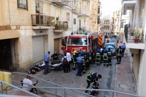 Woman and infant hospitalised after fire in St Paul's Bay apartment