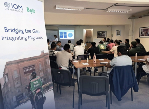 IOM and Bolt conclude training programme for migrant drivers and couriers