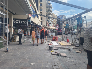 Sliema residents want urgent action over ‘take-over’ of land by new restaurant canopy