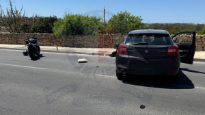 Motorcyclist grievously hurt after accident in Żabbar