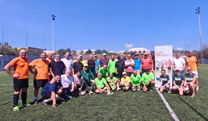 Walking football tournament celebrates active ageing and European cooperation