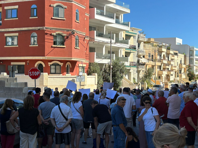 Momentum lead Swieqi protest in support of residents’ rights