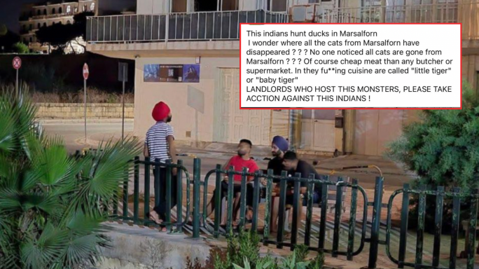 Police investigating hateful post claiming Indian men are eating stray cats and ducks