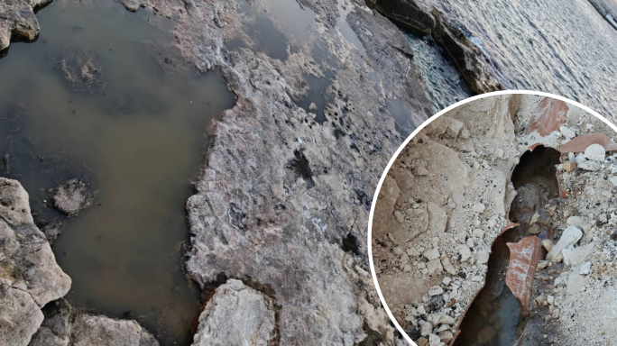 Qui-Si-Sana beach closed after contractor strikes drainage pipe