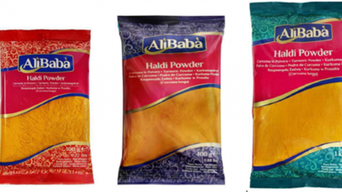 Consumers warned of Salmonella in Ali Baba's Tumeric powder