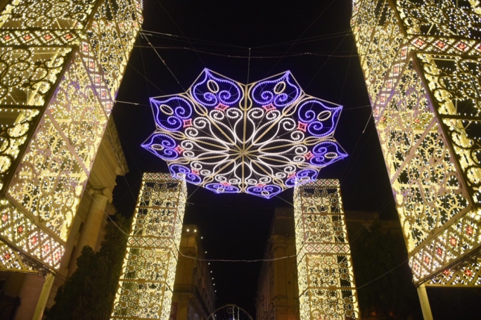 [WATCH] Valletta all lit up for Christmas