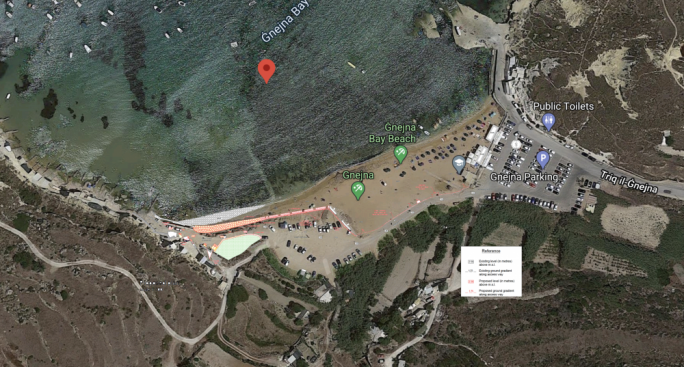 Government coastal works in Ġnejna withdrawn after owners’ objections