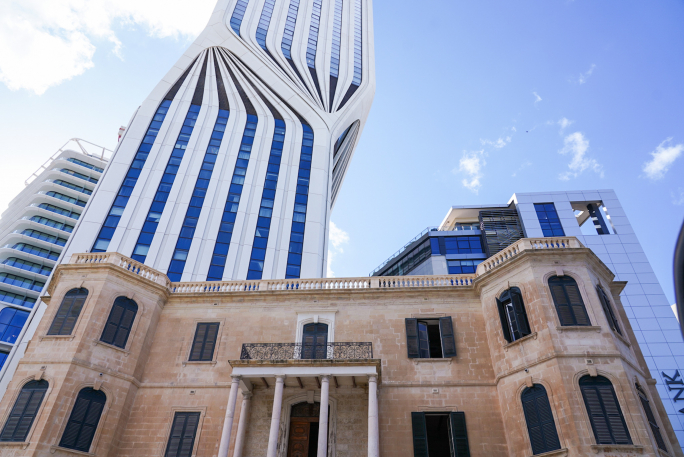 Storm forces road closure outside Mercury Towers
