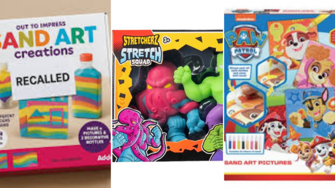 Consumer authority recalls kinetic sand toys due to asbestos contamination