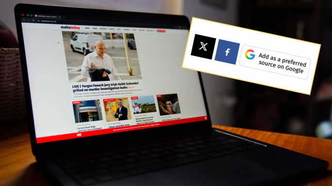 Make MaltaToday your preferred news source on Google