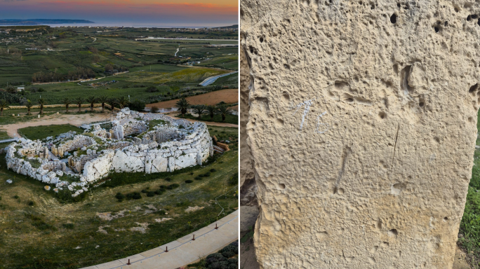 Tourist who vandalised Ġgantija temple fined €15,000
