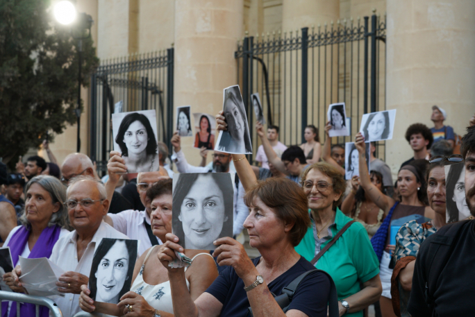 WATCH | Activists hold silent vigil during Victory Day event