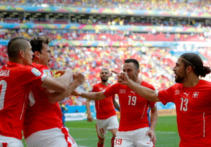 Switzerland come back to secure late victory against Ecuador