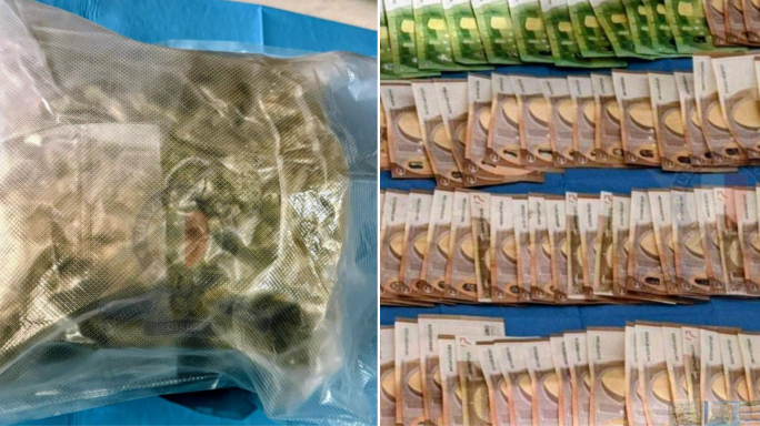 Police arrest man after finding €15,000 in cannabis, €64,000 in cash