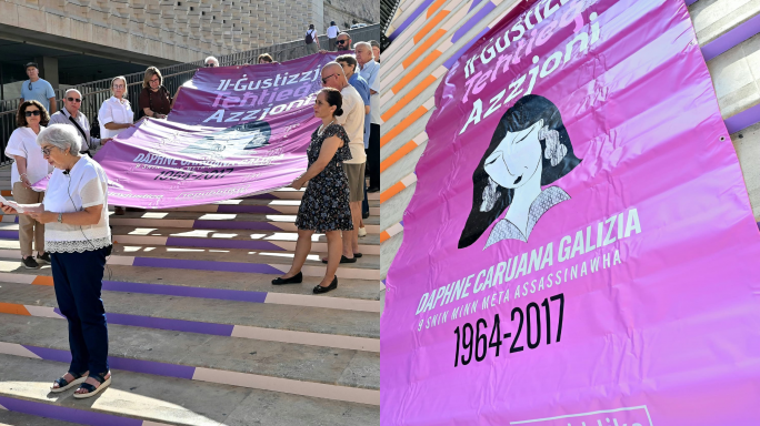 'Safety was never mentioned': Repubblika disputes claims over Daphne memorial posters