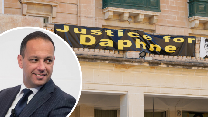 PN condemns Jason Micallef after describing 'Justice for Daphne' banner as 'vandalism'