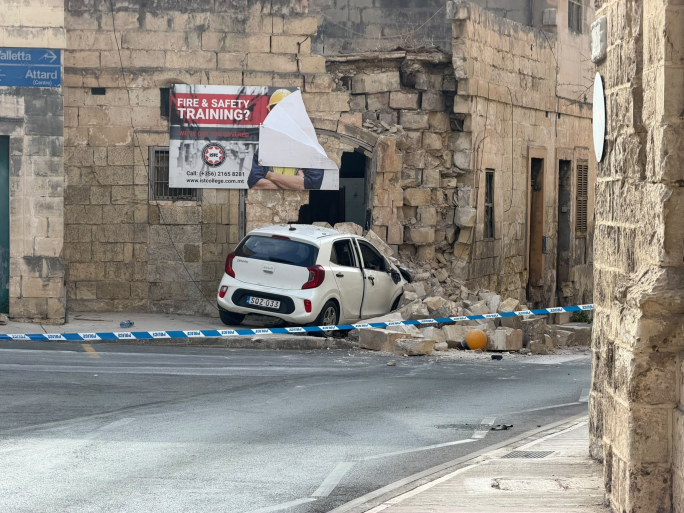 Teens, 13 and 16, hospitalised after crashing car into wall