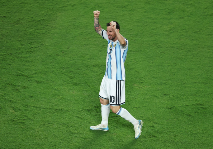 Messi becomes joint-top scorer after hat-trick against Algeria in World Cup opener
