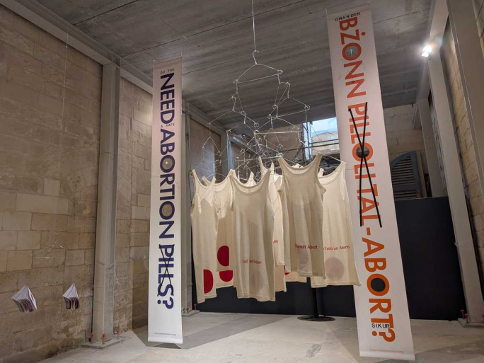 Abortion NGO’s artwork about access to pills removed by Malta Biennale
