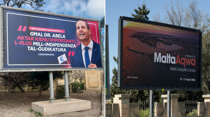 Momentum files FOI on newly-erected billboards rumoured to be used for election campaigns