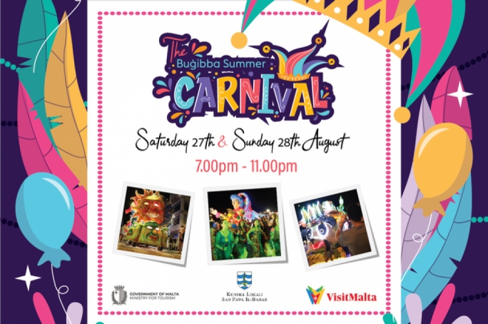 Bugibba summer carnival will feature parade of 10 floats