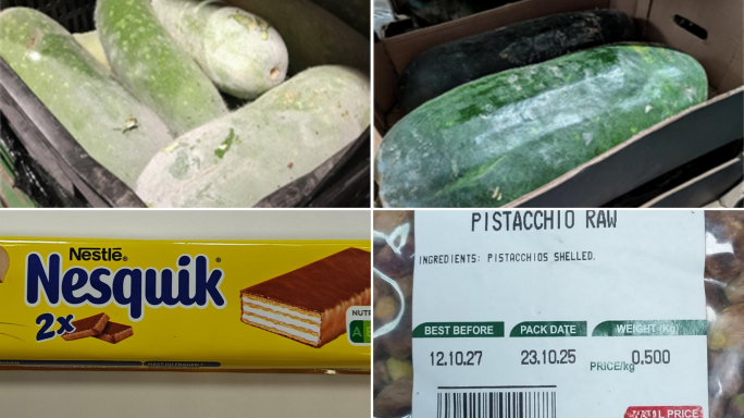 Health warnings on pistachios, Nesquick product and winter melon