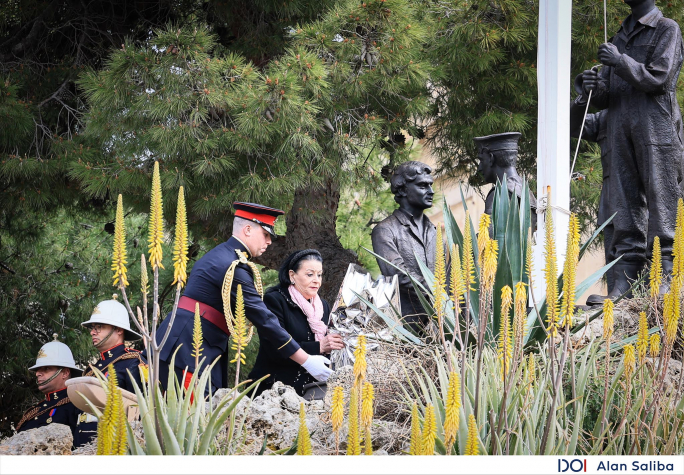 PHOTOS | Malta’s highest authorities mark Freedom Day with wreath-laying ceremony